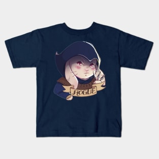 Rogue - TTRPG Buns Series Kids T-Shirt